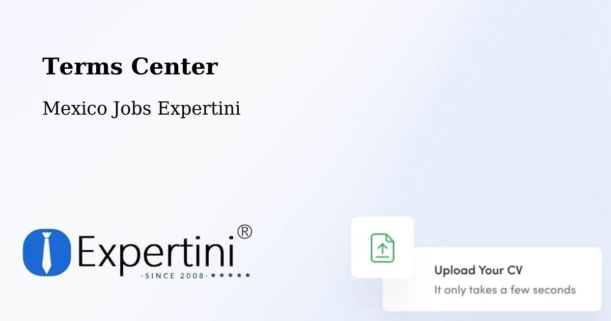 Terms of Service – Camargo - Mexico Jobs Expertini